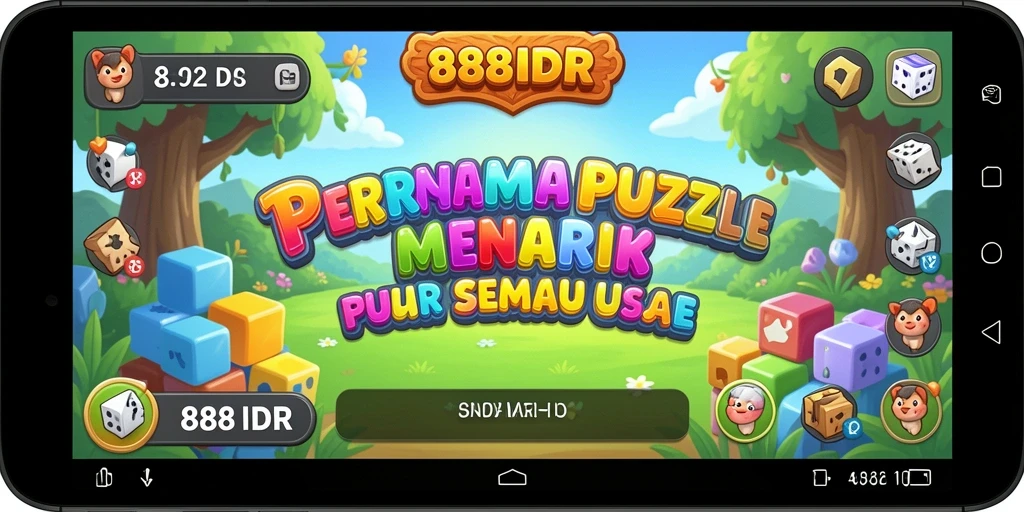 Tampilan gameplay menarik dari 888IDR dengan berbagai teka-teki.