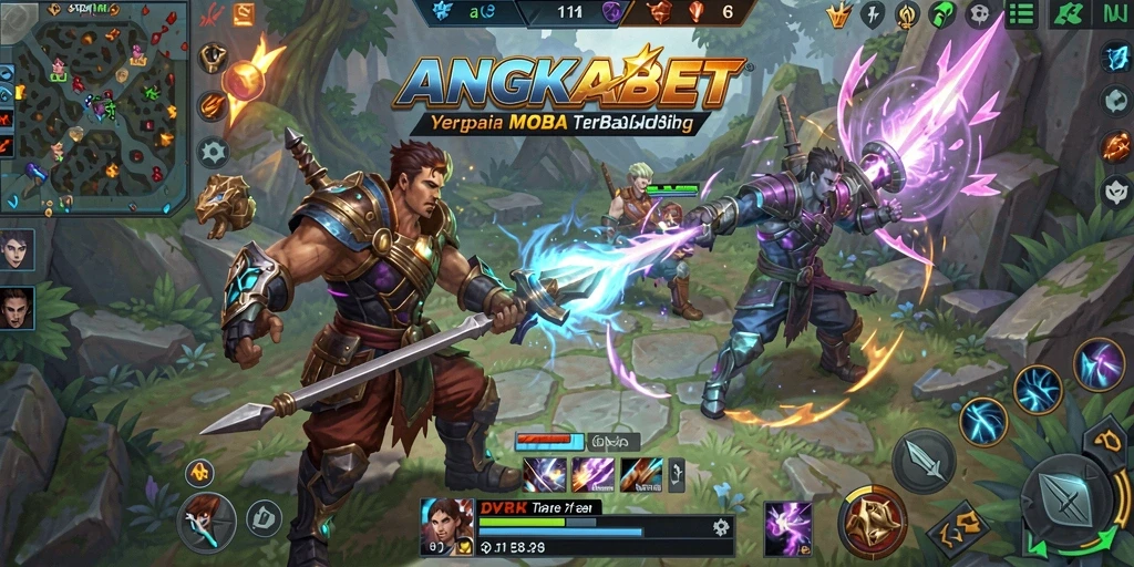 Tampilan gameplay seru dan beragam karakter di ANGKABET.