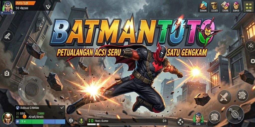 Tangkapan layar permainan BATMANTOTO menampilkan karakter dalam aksi seru.