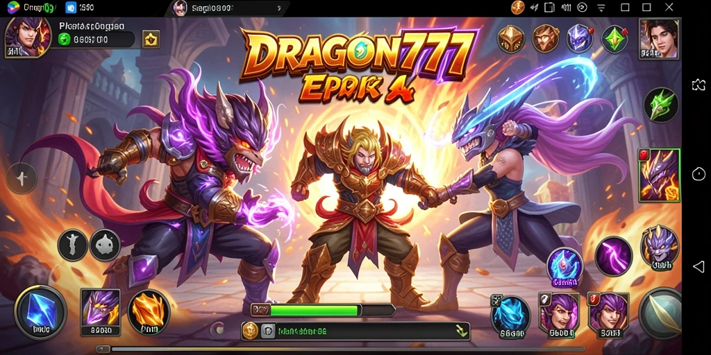 Tampilan aksi seru dalam gameplay DRAGON777 yang mendebarkan.