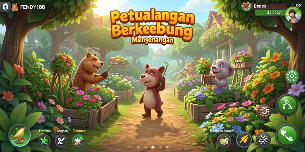 Gameplay seru bertani di <strong>FENDY188</strong> dengan berbagai tanaman.