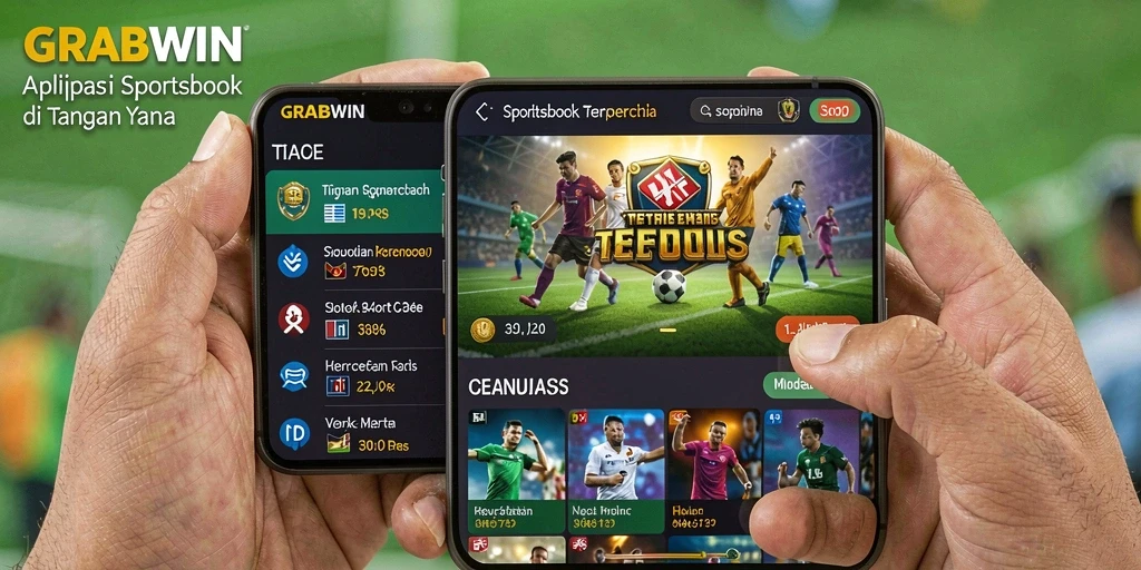 Tangkapan layar gameplay sportsbook GRABWIN yang menarik.