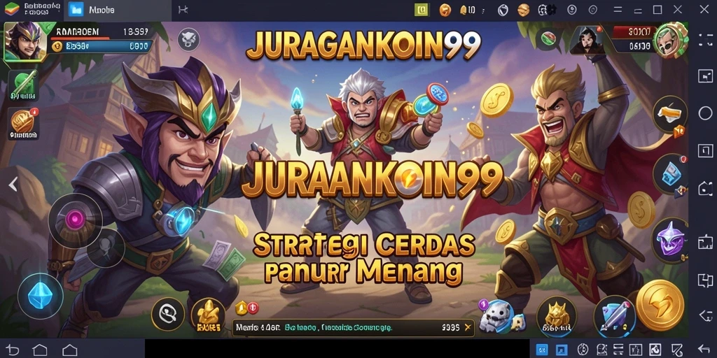 Tampilan gameplay seru dan strategis di JURAGANKOIN99.