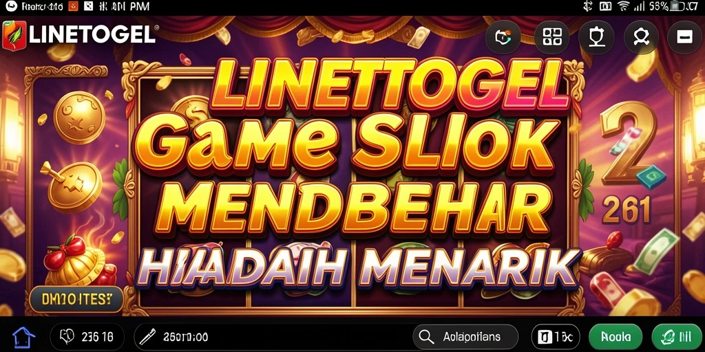 Gameplay seru di LINETOGEL dengan slot yang beragam.