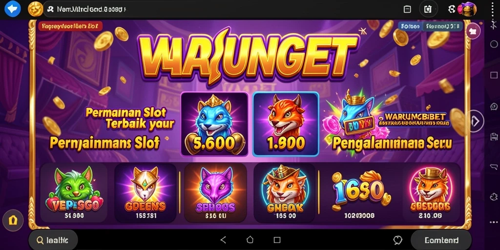 Tampilan gameplay Slot yang menarik di WARUNGBET.