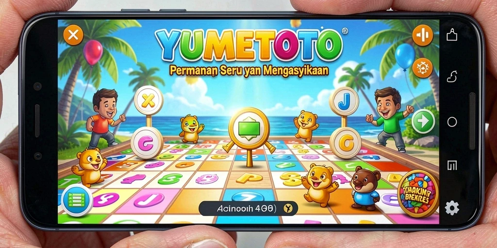Tampilan gameplay seru YUMETOTO dengan suasana Bingo yang menarik.